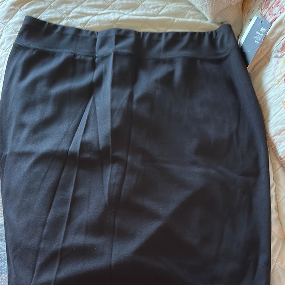 Style & Co black casual skirt size large NWT